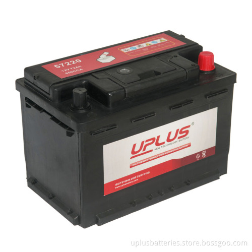 Ln3 57220 Uplus 12V 72ah 650 CCA DIN Series Car Battery